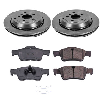 Callahan Brake Parts® - Plain Rear Brake Kit