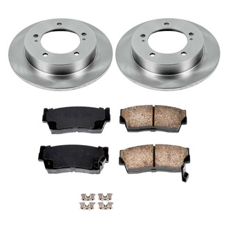 Callahan Brake Parts® - Plain Front Brake Kit