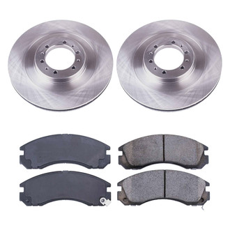 Callahan Brake Parts® - Plain Front Brake Kit