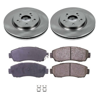 Callahan Brake Parts® - Plain Front Brake Kit