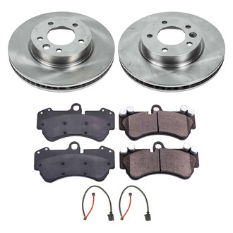 Callahan Brake Parts® - Plain Front Brake Kit