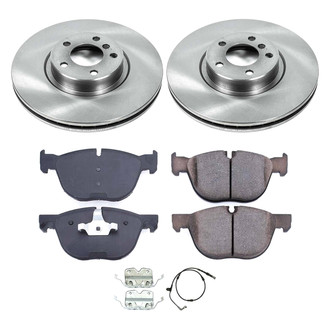 Callahan Brake Parts® - Plain Front Brake Kit