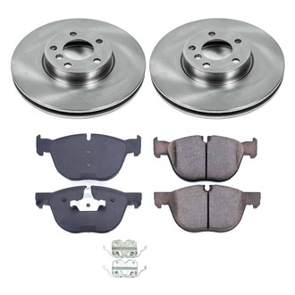 Callahan Brake Parts® - Plain Front Brake Kit