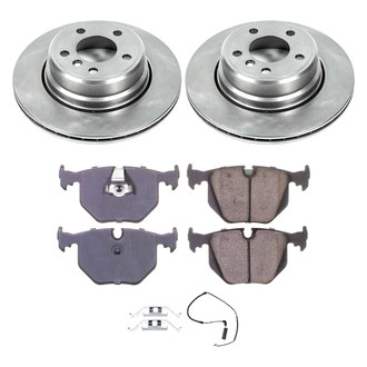 Callahan Brake Parts® - Plain Rear Brake Kit