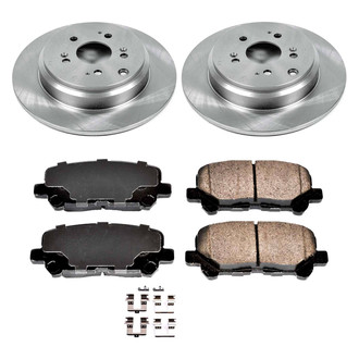 Callahan Brake Parts® - Plain Rear Brake Kit