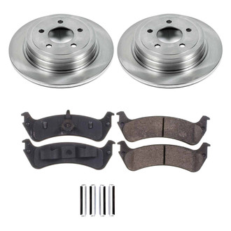 Callahan Brake Parts® - Plain Rear Brake Kit
