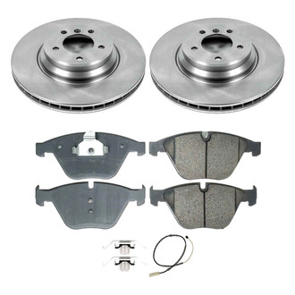 Callahan Brake Parts® - Plain Front Brake Kit