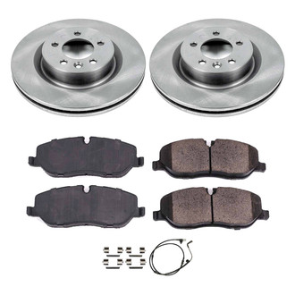 Callahan Brake Parts® - Plain Front Brake Kit