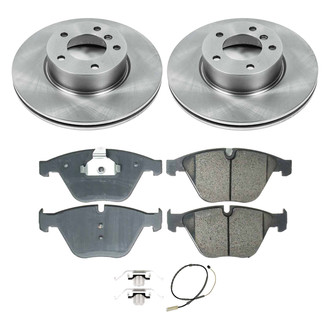 Callahan Brake Parts® - Plain Front Brake Kit