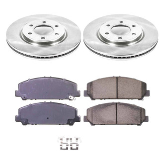 Callahan Brake Parts® - Plain Front Brake Kit