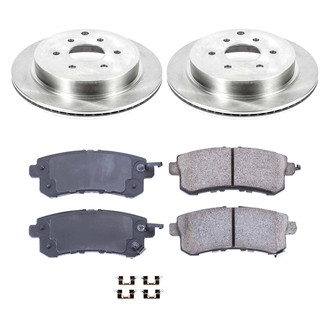 Callahan Brake Parts® - Plain Rear Brake Kit