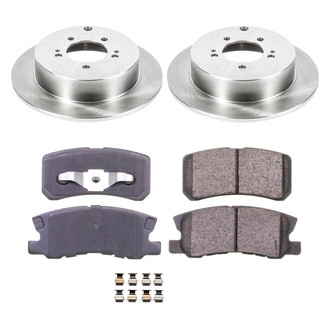 Callahan Brake Parts® - Plain Rear Brake Kit