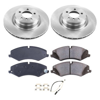 Callahan Brake Parts® - Plain Front Brake Kit
