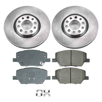 Callahan Brake Parts® - Plain Front Brake Kit