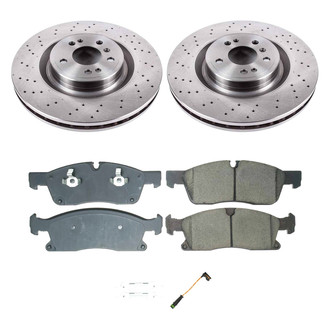 Callahan Brake Parts® - Plain Front Brake Kit