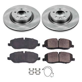 Callahan Brake Parts® - Plain Front Brake Kit