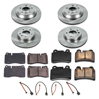 Callahan Brake Parts® - Plain Front and Rear Brake Kit