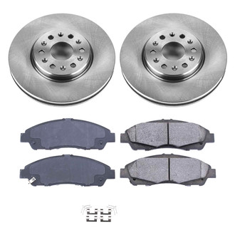 Callahan Brake Parts® - Plain Front Brake Kit