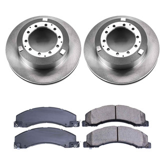 Callahan Brake Parts® - Plain Rear Brake Kit