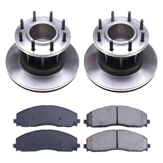 Callahan Brake Parts® - Plain Front Brake Kit