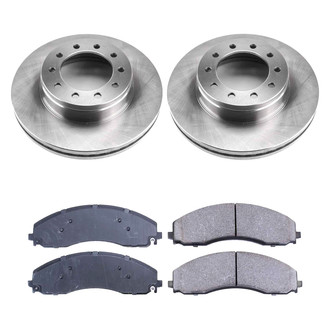Callahan Brake Parts® - Plain Front Brake Kit