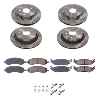 Callahan Brake Parts® - Drilled and Slotted Brake Kit