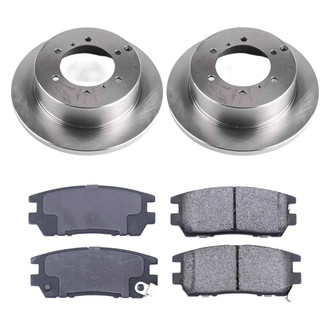 Callahan Brake Parts® - Plain Rear Brake Kit