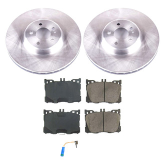 Callahan Brake Parts® - Plain Front Brake Kit
