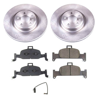 Callahan Brake Parts® - Plain Front Brake Kit