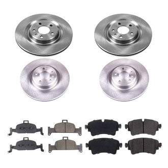Callahan Brake Parts® - Plain Front and Rear Brake Kit
