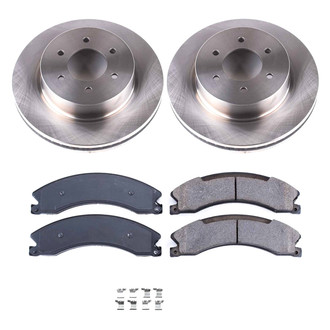 Callahan Brake Parts® - Plain Front Brake Kit