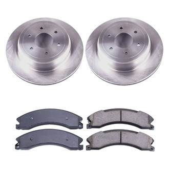 Callahan Brake Parts® - Plain Rear Brake Kit