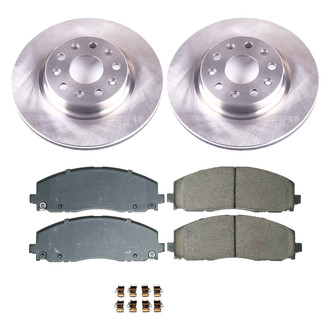 Callahan Brake Parts® - Plain Front Brake Kit