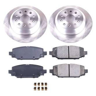 Callahan Brake Parts® - Plain Rear Brake Kit