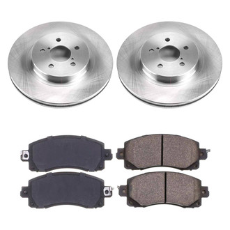 Callahan Brake Parts® - Plain Front Brake Kit