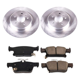 Callahan Brake Parts® - Plain Rear Brake Kit