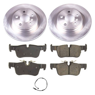 Callahan Brake Parts® - Plain Rear Brake Kit
