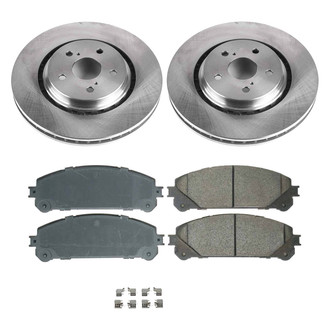Callahan Brake Parts® - Plain Front Brake Kit
