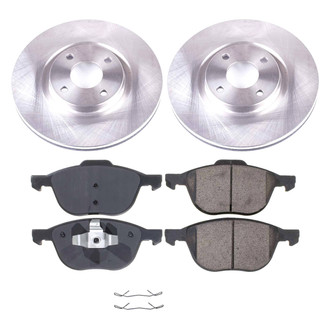 Callahan Brake Parts® - Plain Front Brake Kit