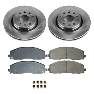 Callahan Brake Parts® - Plain Front Brake Kit