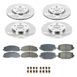 Callahan Brake Parts® - Plain Brake Kit