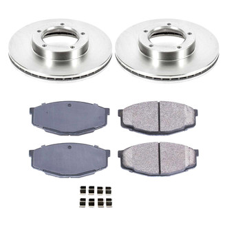 Callahan Brake Parts® - Plain Front Brake Kit