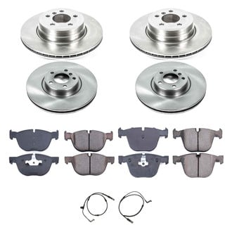 Callahan Brake Parts® - Plain Front and Rear Brake Kit