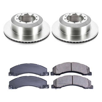 Callahan Brake Parts® - Plain Rear Brake Kit
