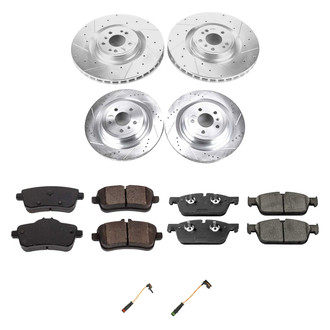 Callahan Brake Parts® - Drilled and Slotted Front and Rear Brake Kit