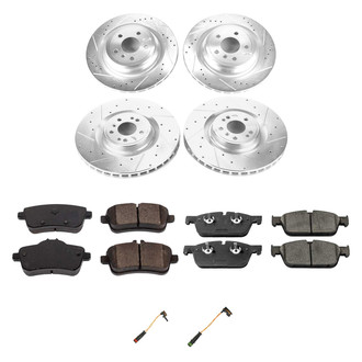 Callahan Brake Parts® - Drilled and Slotted Front and Rear Brake Kit