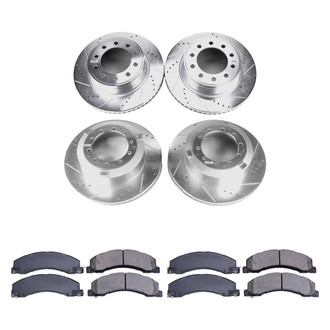 Callahan Brake Parts® - Drilled and Slotted Brake Kit