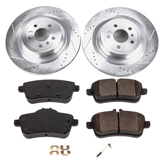 Callahan Brake Parts® - Drilled and Slotted Rear Brake Kit