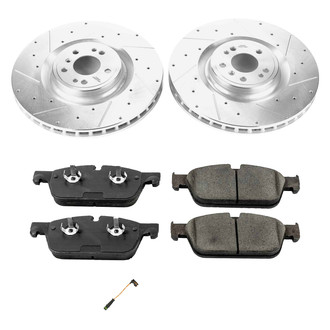 Callahan Brake Parts® - Drilled and Slotted Front Brake Kit