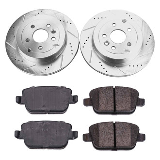 Callahan Brake Parts® - Drilled and Slotted Rear Brake Kit